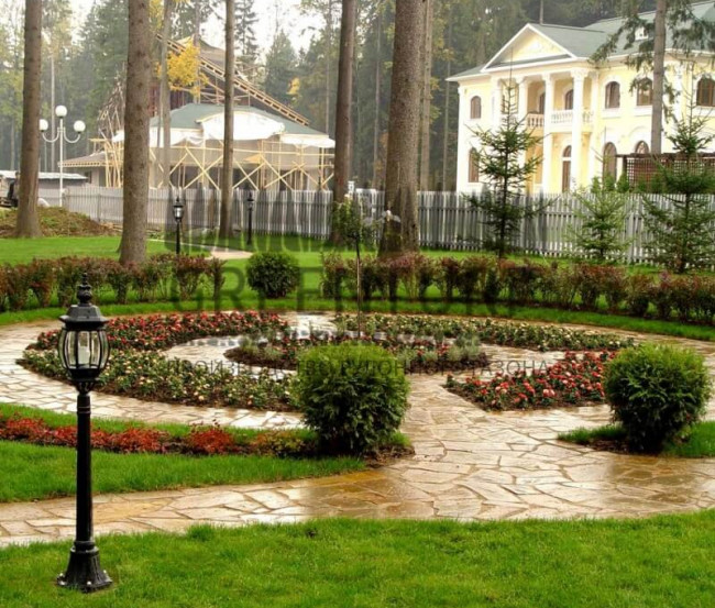 Цветники для участка, рокарии, декоративная отсыпка - фото - 3