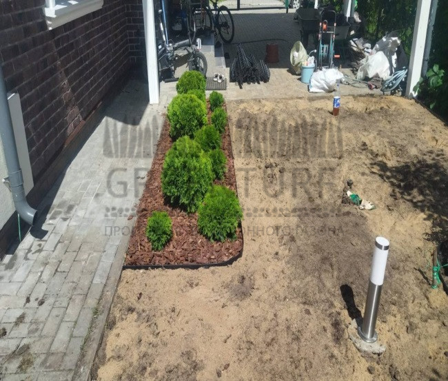 Устройство пошаговой дорожки, КП Изумрудный - фото - 6